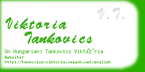 viktoria tankovics business card